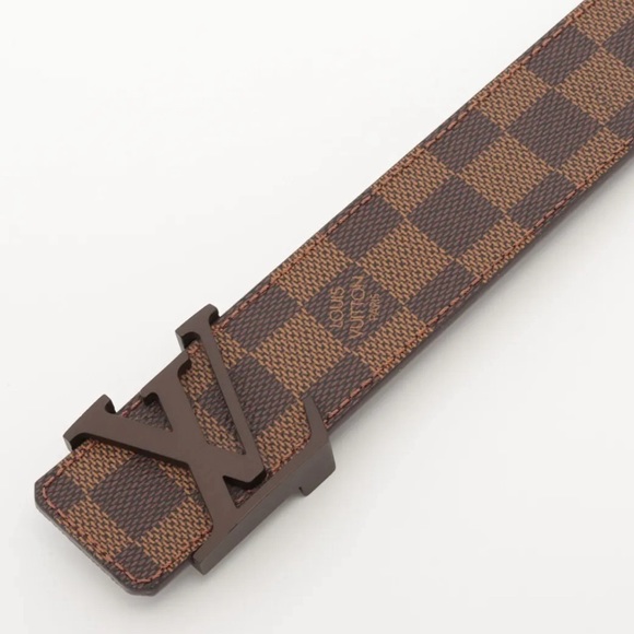 Louis Vuitton San Tulle LV Initiative Belt 95/38 Brown Damier M9807 - Picture 2 of 8